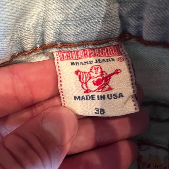 True Religion Billy Super T Jeans 38" Waist - Picture 4 of 5